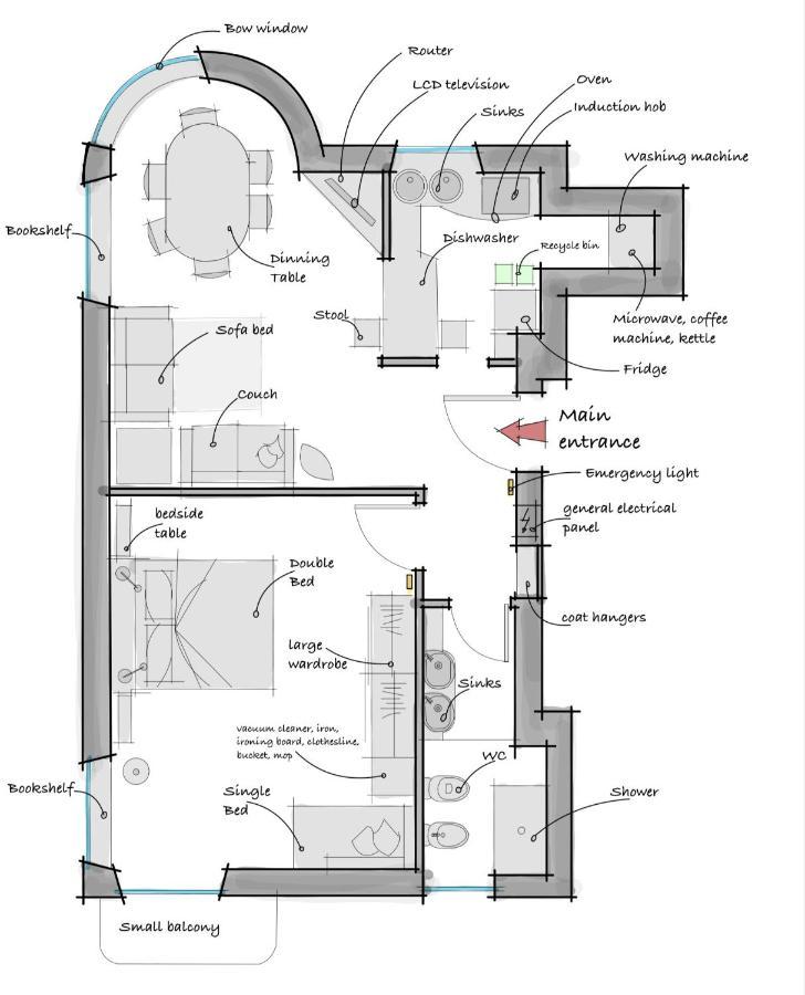 Mrdoyle Apartment Catalani Milão Exterior foto